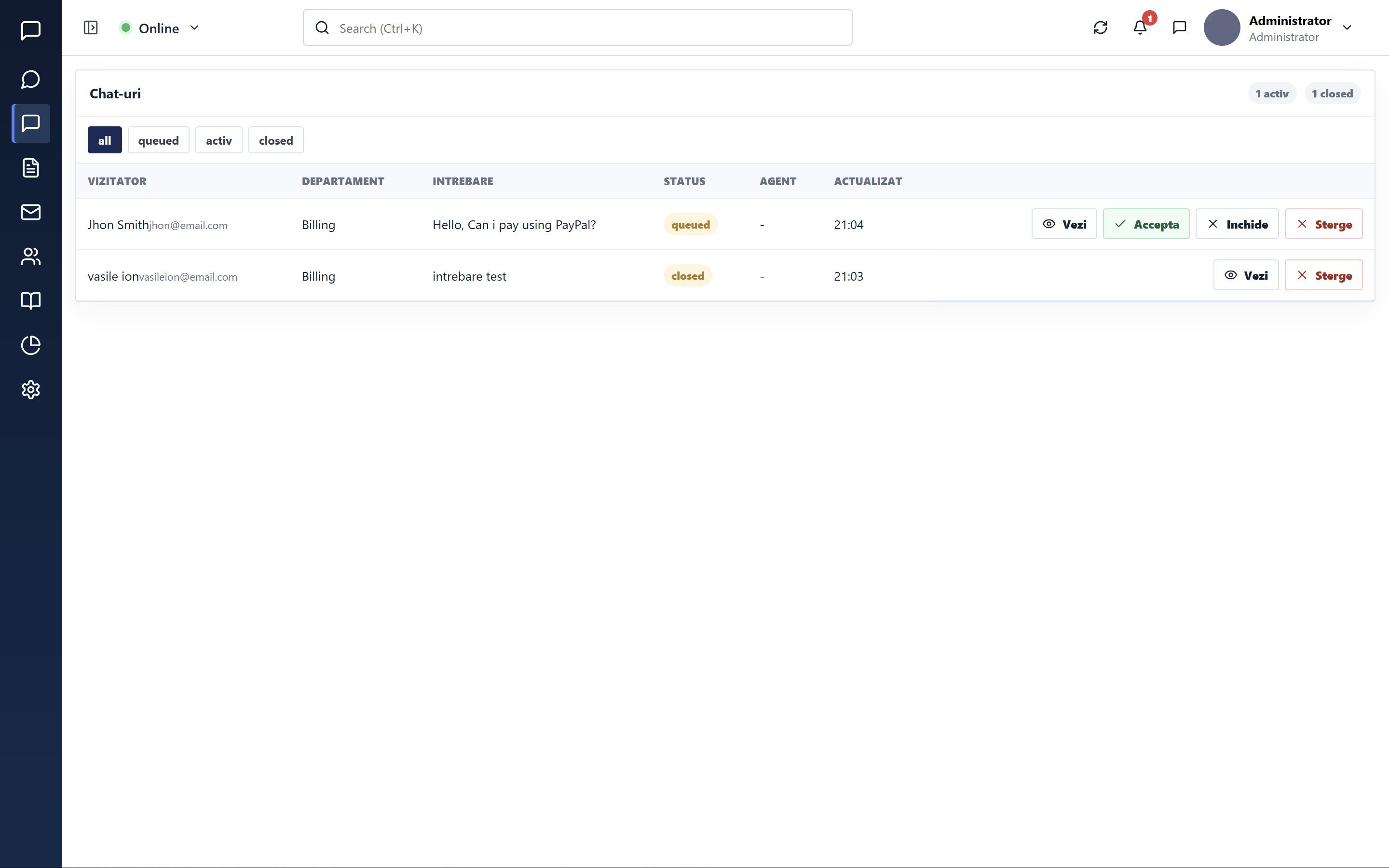 LiveAgentDesk - Screenshot 4