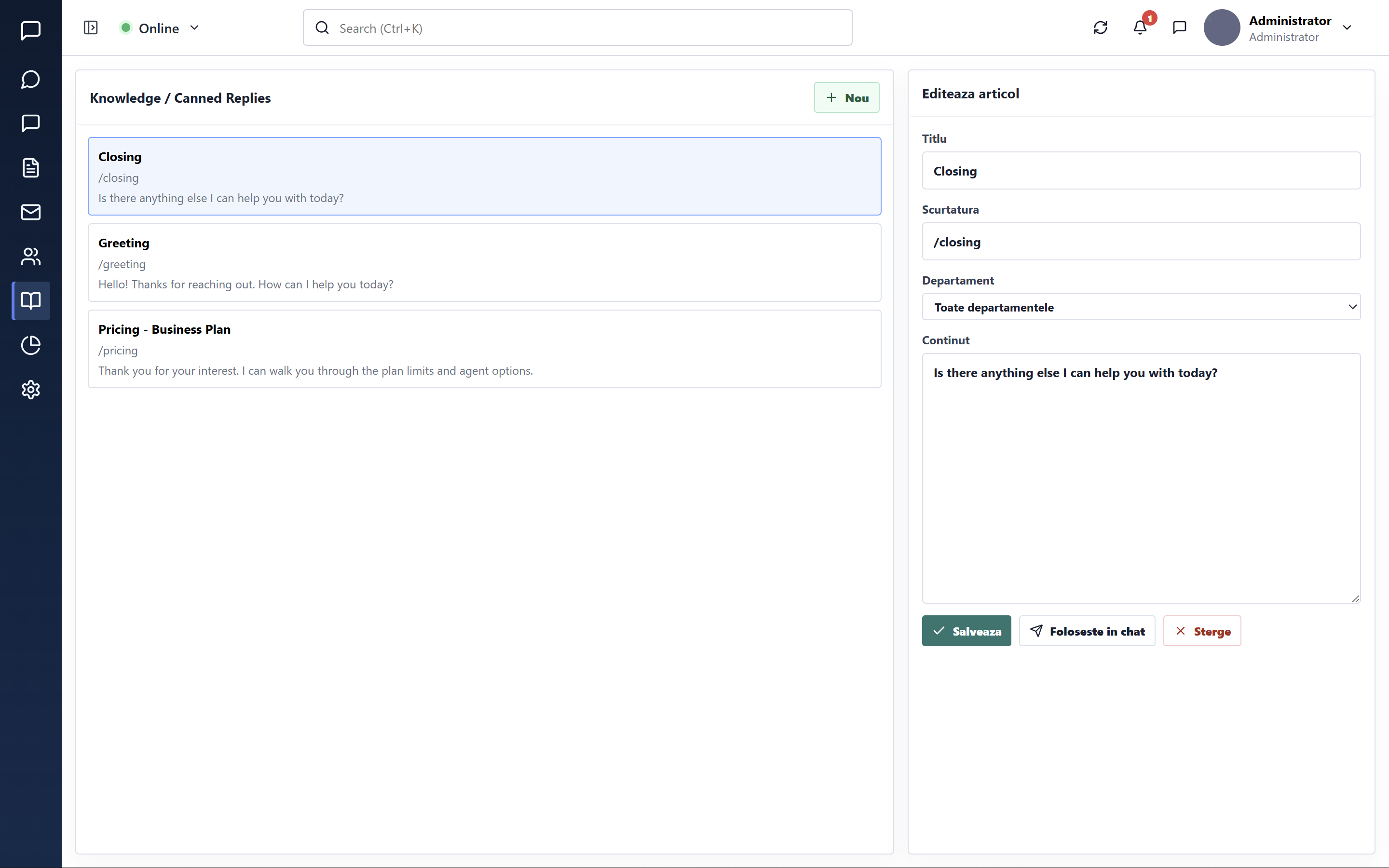 LiveAgentDesk - Screenshot 2