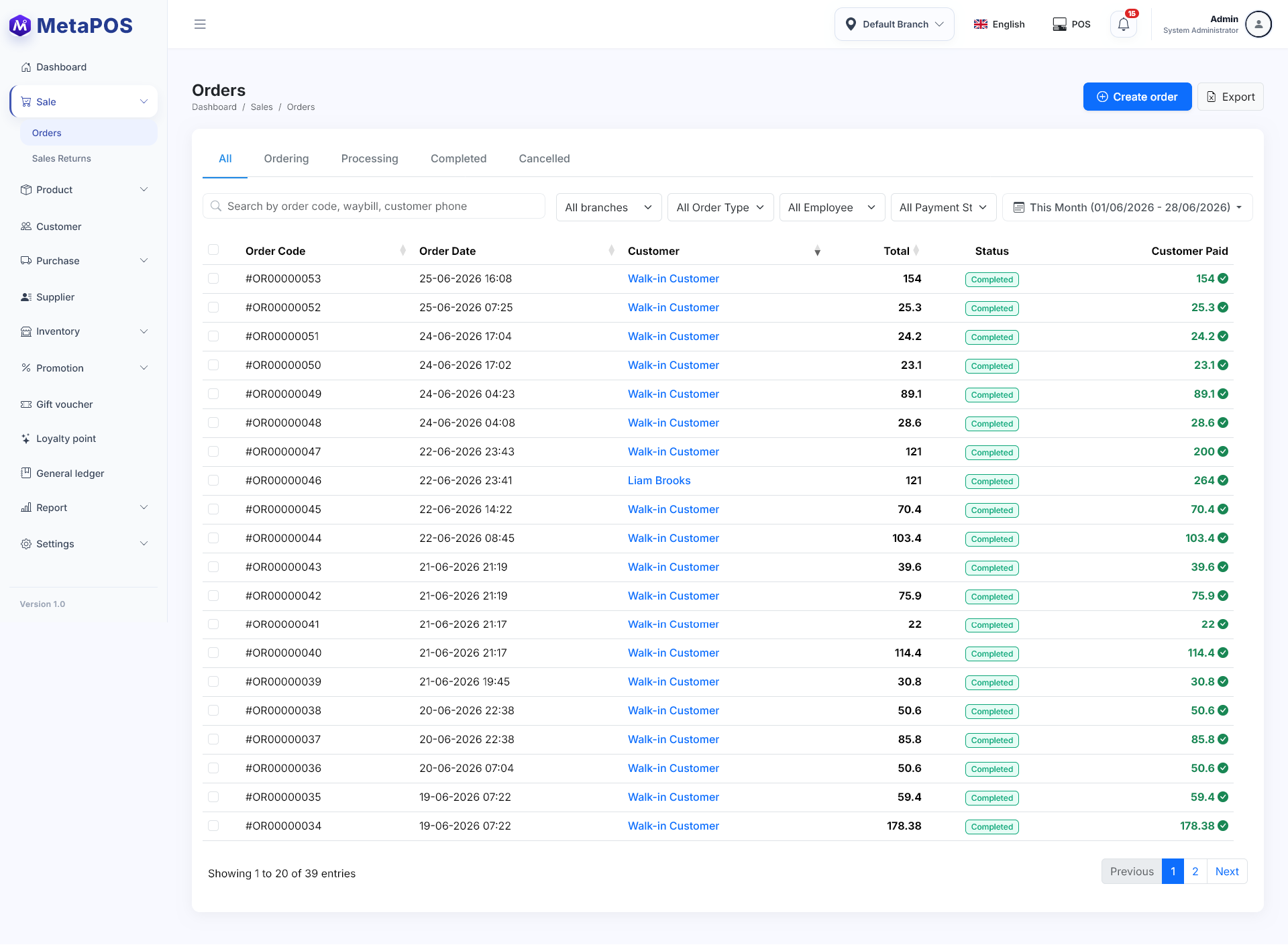 MetaPOS - POS with Accounting Offline Mode - Screenshot 4