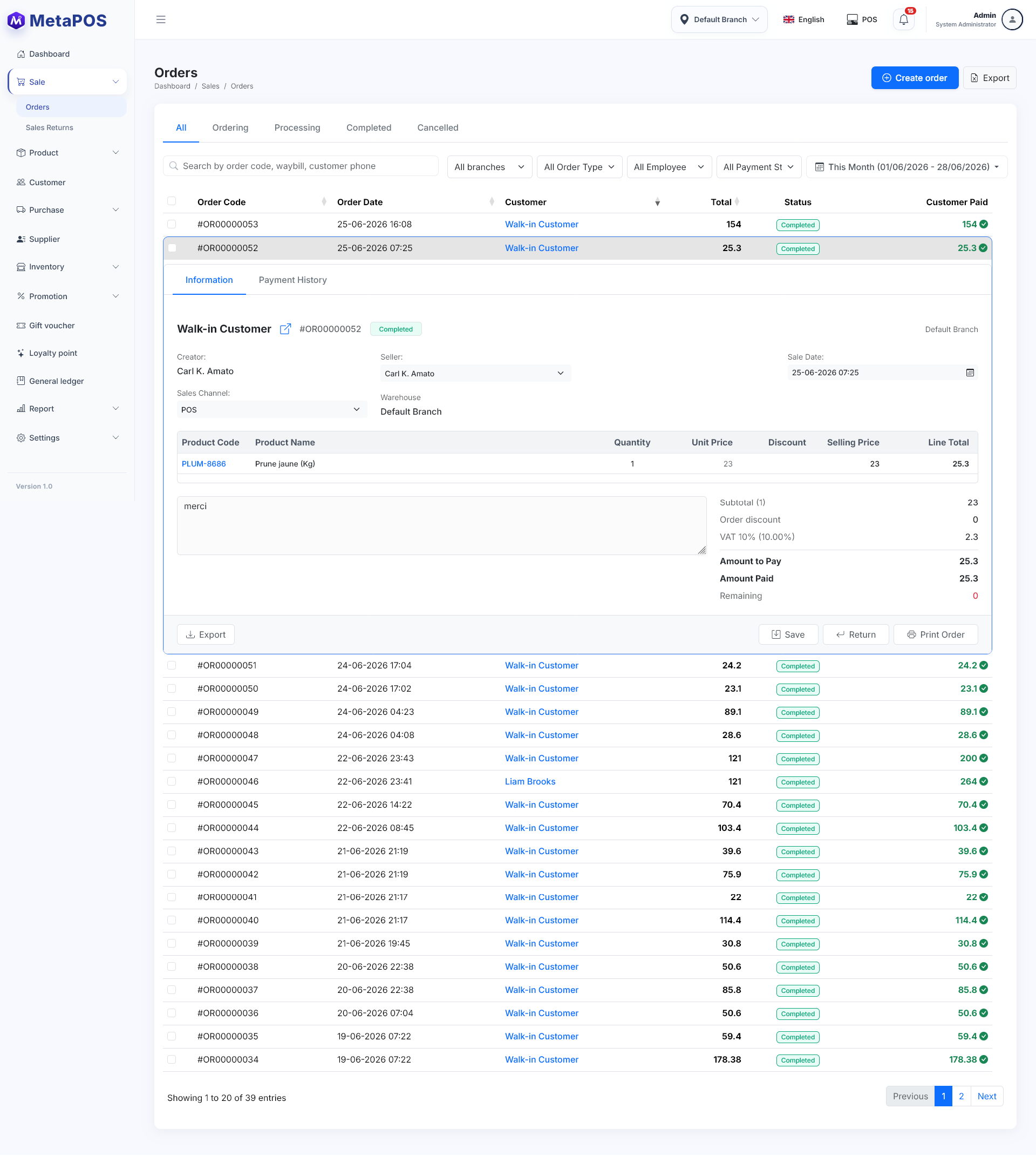 MetaPOS - POS with Accounting Offline Mode - Screenshot 5