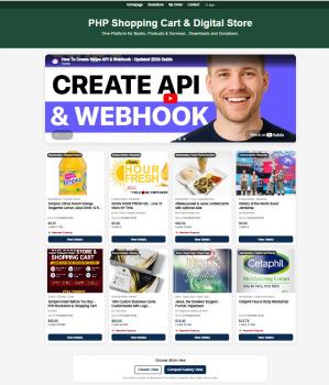 Visit Listing - PHP Shopping Cart & Digital Store - Mini PHP Shopping Cart & Digital Store - Mini - Screenshot 1