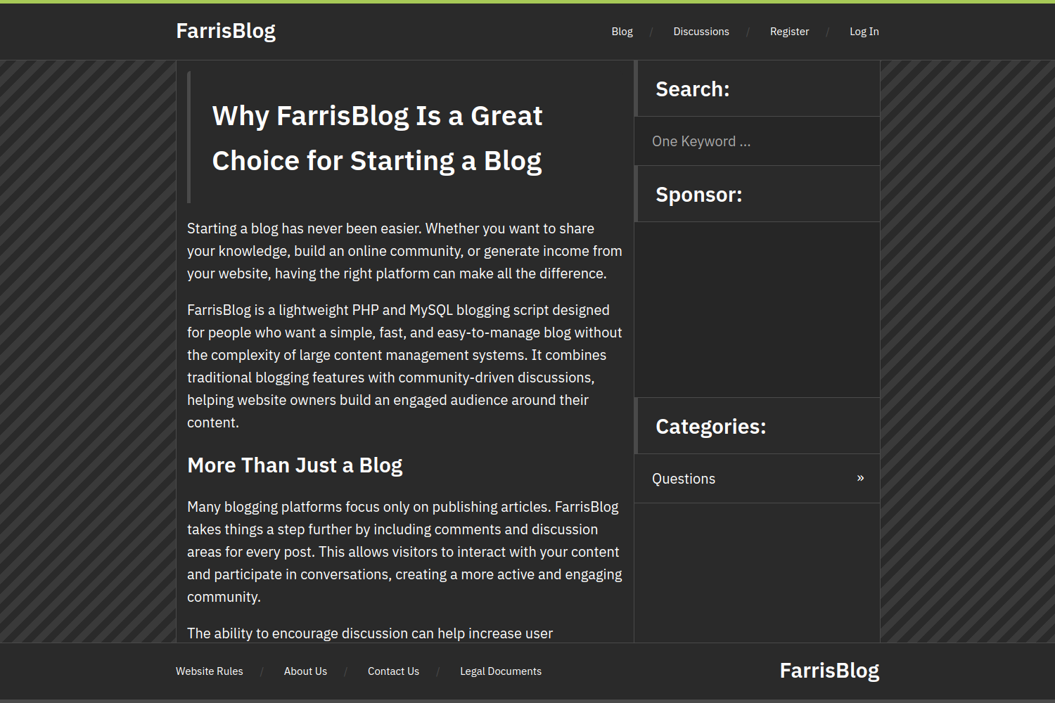 FarrisBlog - Screenshot 2