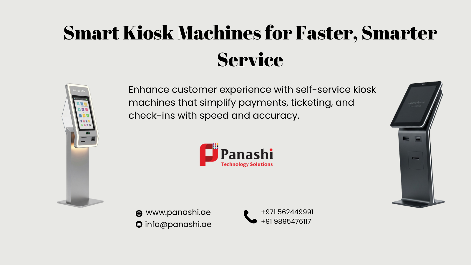 Panashi Self-Service Kiosk Solutions - Screenshot 1