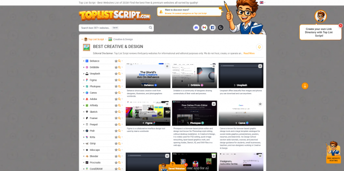 Visit Listing - PHP Link Directory Script - Top List Script & Website Review Script PHP Link Directory Script - Top List Script & Website Review Script - Screenshot 2