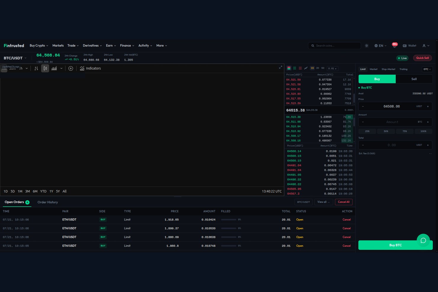 Codono - Crypto Exchange Software - Screenshot 3