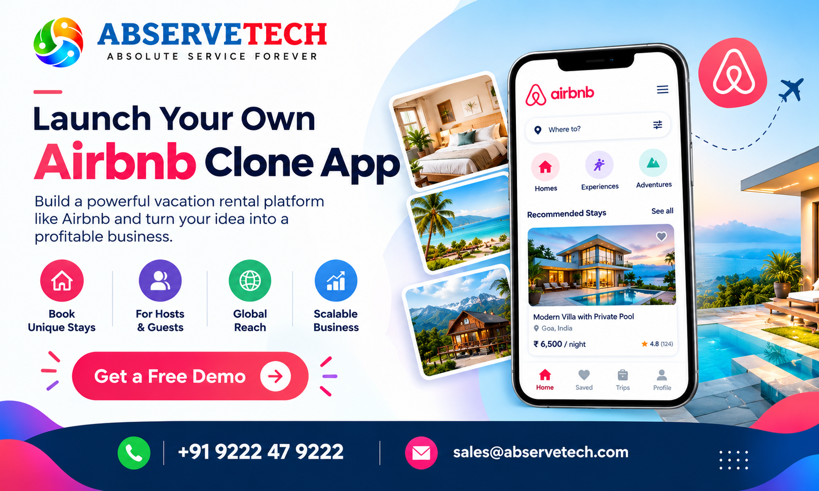 Airbnb Clone App | Launch Your Own Vacation Rental Platform - Screenshot 1