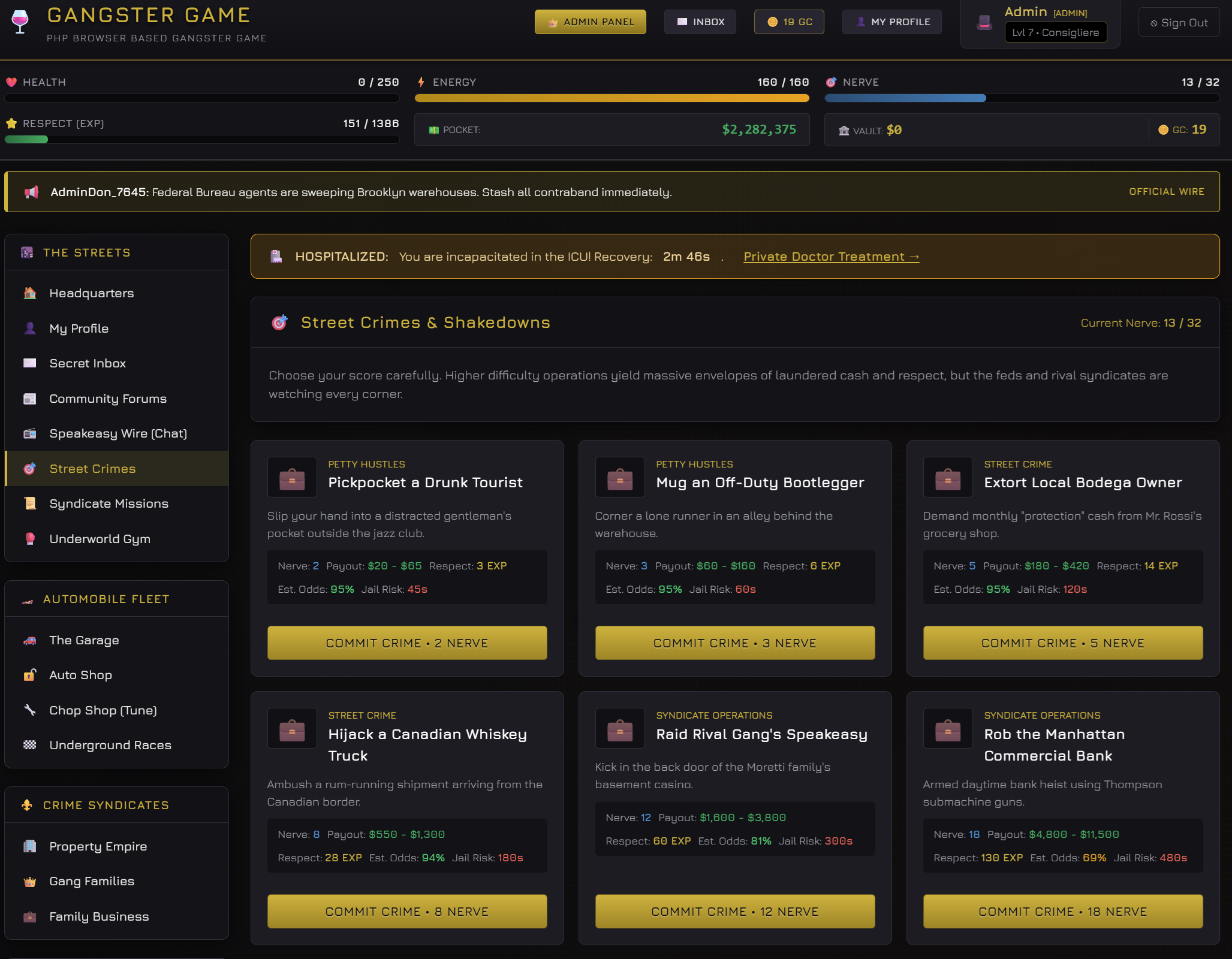 Gangster Game - Screenshot 2
