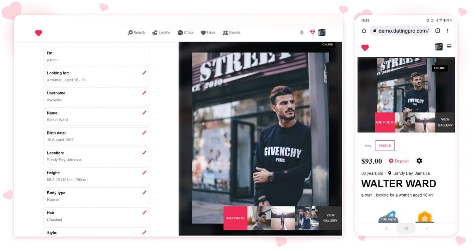 PG Dating Pro - Screenshot 2