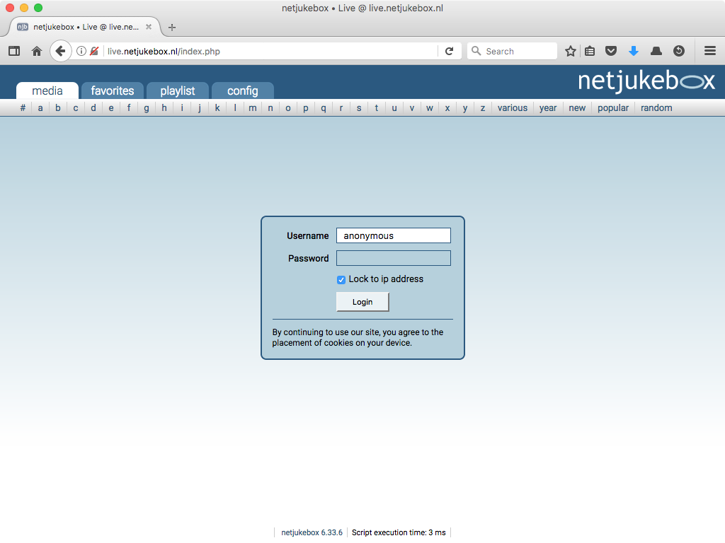 netjukebox - the flexible media share - Screenshot 1