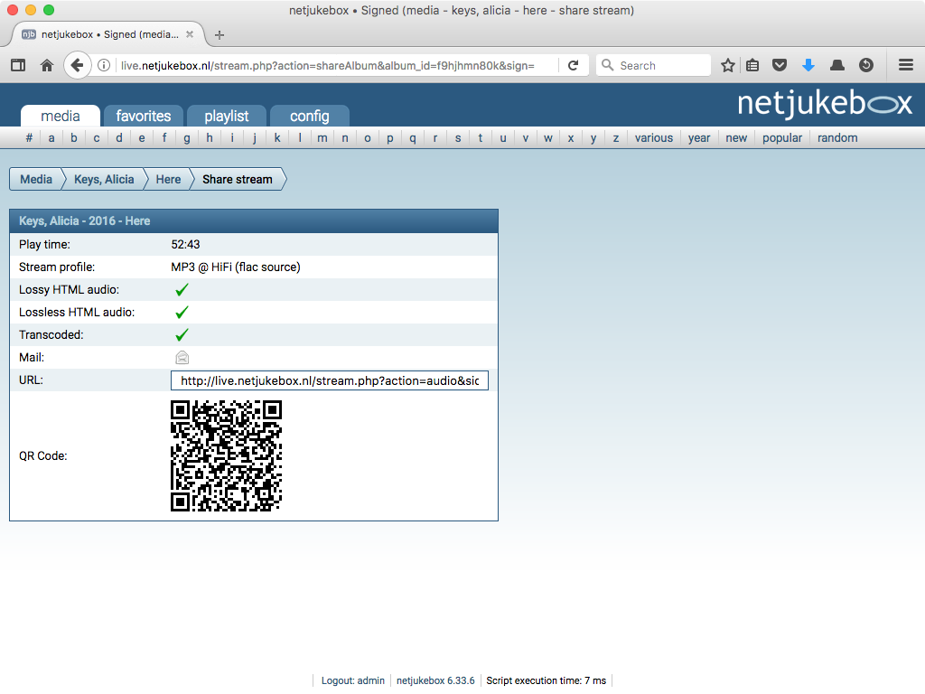 netjukebox - the flexible media share - Screenshot 8