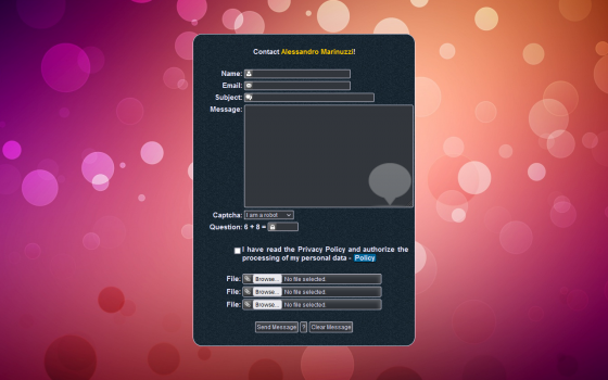 Visit Listing - A71Mail - The Email Form Written In PHP A71Mail - The Email Form Written In PHP - Screenshot 1