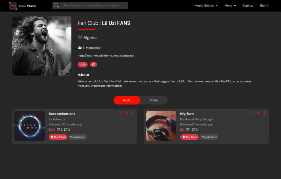 Visit Listing - Inout Music Inout Music - Screenshot 5