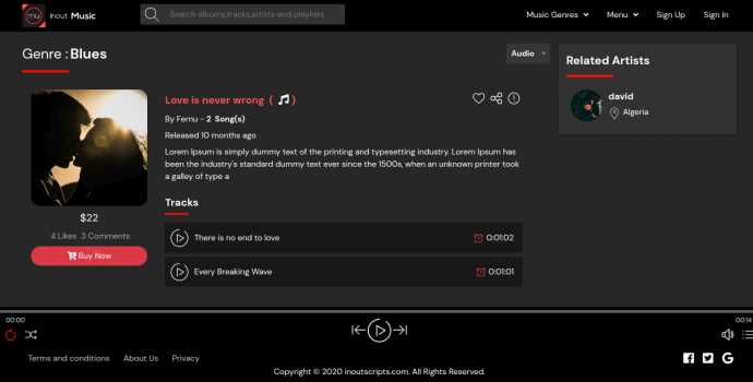 Visit Listing - Inout Music Inout Music - Screenshot 3